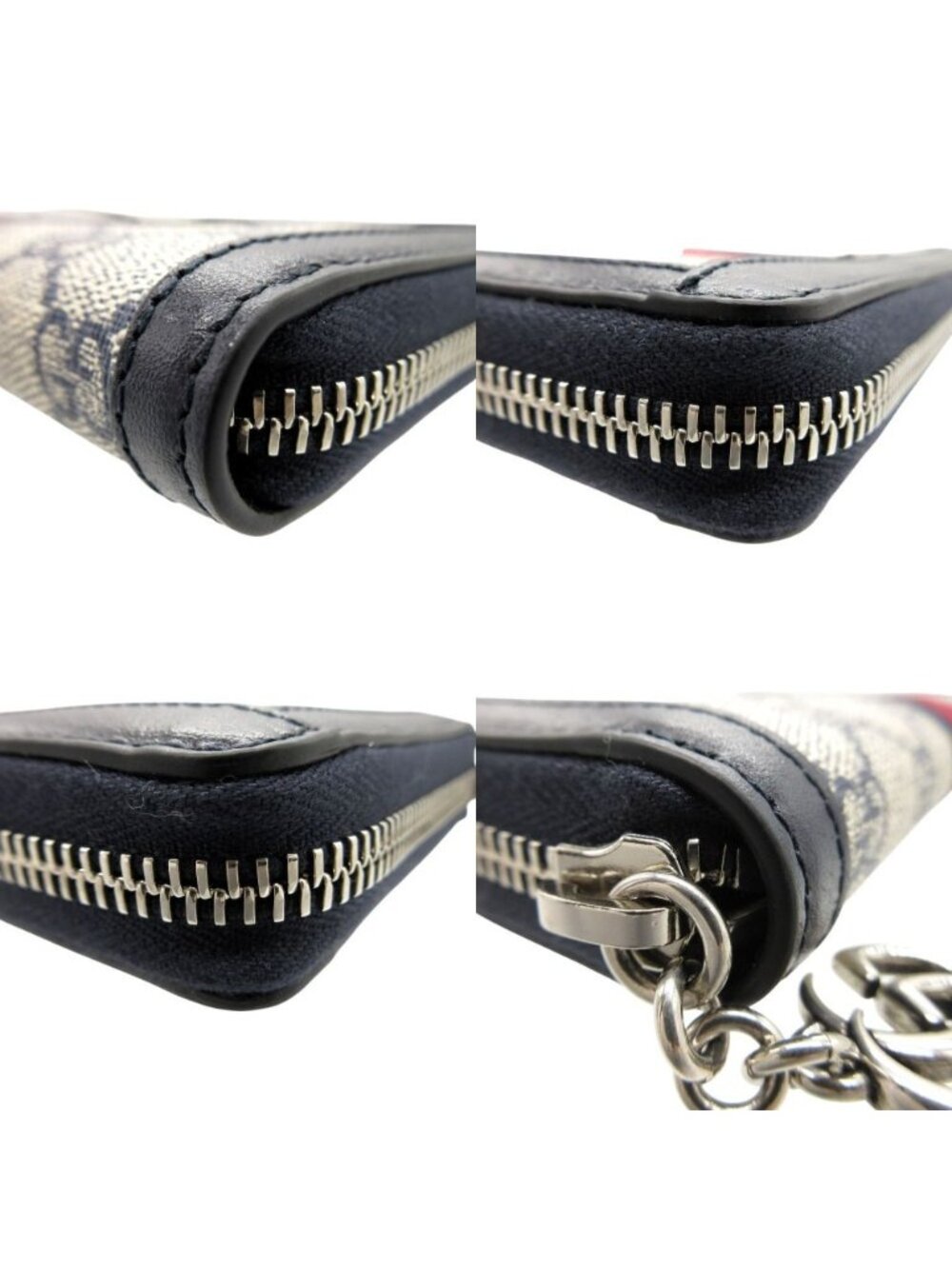 Gucci GG Supreme Zip Around Wallet Ophidia Beige - Picture 8 of 8
